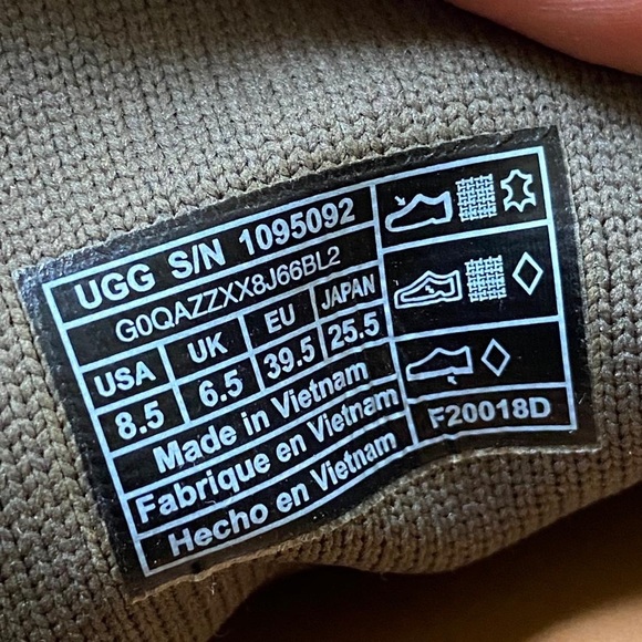 Ugg Sidney Knit Lace Up Trainer Sneakers - Picture 7 of 8